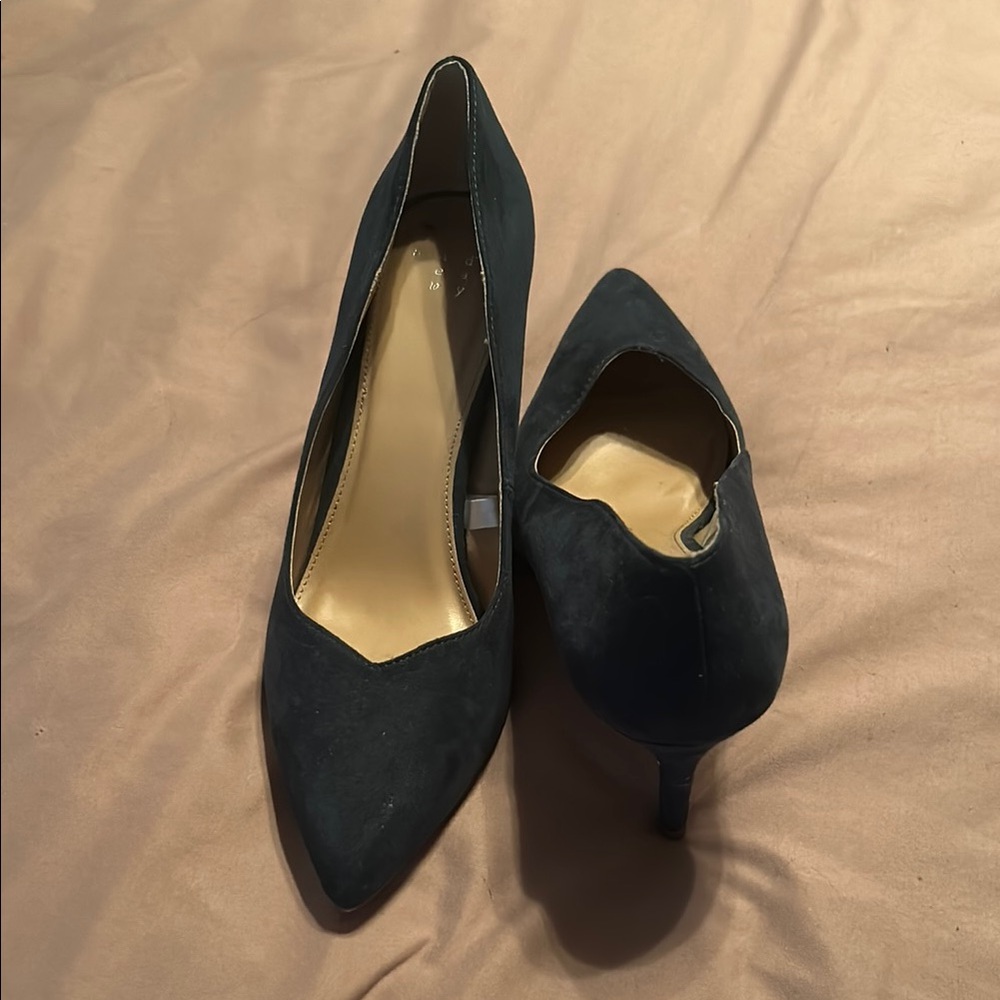 Elegant Green Women's Heels